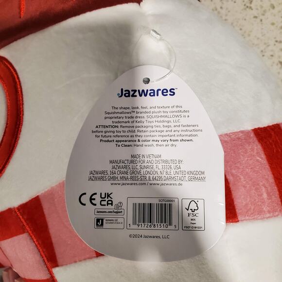 Squishmallows 12" Bullseye Target Dog Plush Stuffed Animal Toy NWT - Picture 5 of 5